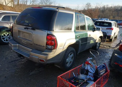 2002 Chevrolet Trailblazer Ls from USA, damaged, VIN 1GNDT13S322233901